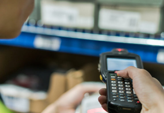 QS Warehouse SG - RF technology (bar code scan)